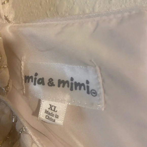 🌸NEW Girl”s Formal Dress size 14 a 16 Pink .. Super Cute! - Picture 7 of 15